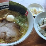 中華そば 阿波家 野木店 - Bセット＋バタートッピング