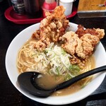満洲味 - 唐揚げラーメン