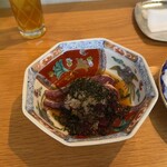 スシコーヒー - けんけんがつお刺身 鬼おろしぽん酢