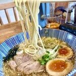 ピュアスープラーメン シズク - 塩並