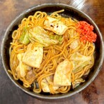Squid Yakisoba (stir-fried noodles)
