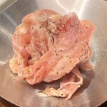 焼肉 千里 - 鶏せせり塩味780円