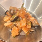 焼肉 千里 - 千里の貝チャンジャ600円