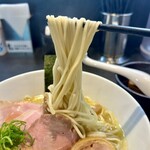 Raxamensenichi - 麺は中麺ストレート