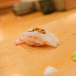 Sushi Shunsuke - ボタンエビとエビ味噌