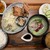 yuzuki - 料理写真:鶏唐揚げと刺身盛り合わせ定食@1,430円