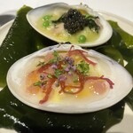 レフェルヴェソンス - 奥のキャビアリゾットはもっとも美味しかった 島根産キャビア