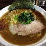 ラーメン ヤスオ - らーめん（細麺） 200g アブラ多め  ショウガ 青唐辛子 750円