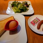 むさしの森 Diner - モーニングサービス・スモールサラダ・ウインナー