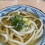 丸亀製麺 - 葱とおろし生姜はセルフで。