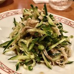 みつ - 「とり皮ポン酢（税込￥550）」