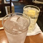 みつ - 「三岳ソーダ割（税抜￥550）」と「角ハイボール（税込￥500）×2」