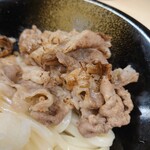 讃岐手打うどん 麗 - 炙りオリーブ牛。