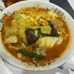 餃子の王将 - 「豚辛ラーメン手作りカレー醤味」750円