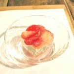 くるみの木 - 苺のゼリー(和食膳より)