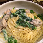 SABOU 虎ノ門店 - 牡蠣のホワイトソースのスパ