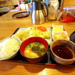 ゆふいん大衆食堂くんちゃん - 鳥天定食