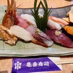 亀喜寿司 - 季節盛合せ