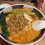 支那麺 はしご - 昨菜坦担麺