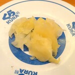 無添くら寿司 - 無料の大根ガリ (2024.05.11)