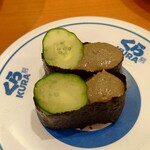 無添くら寿司 - かにみそ軍艦 (税込)130円 (2024.05.11)