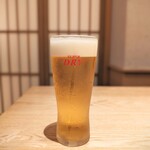 うなぎ四代目菊川 - 生ビール
