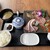モグ☆モグベース - 料理写真:ブリ刺身定食1480円。ブリの厚みと脂の乗りが最高だった。これにハゼの丸揚げ、ホタルイカの味噌和え、茶碗蒸し、豚汁までついてて良き。