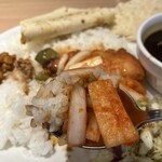 デリー - アチャールとライス