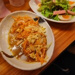 沖縄料理とそーきそば たいよう食堂 - ニンジンシリシリ