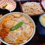 謙徳 別荘 - かつ丼セット