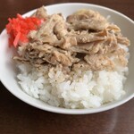 麺匠 大黒 - 豚バラ丼 350円♪