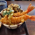 蕎麦 凜 - 海老天丼