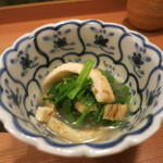 車力門 ちゃわんぶ - 26年3月　芹、京揚げ煮浸し