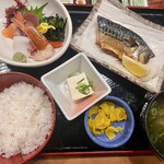 Tanjiya Bunzou - 刺身と焼魚定食