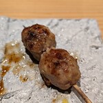 黒さつま鶏 煉火 - つくね