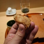 Shino Hara - 笹を取った穴子寿司