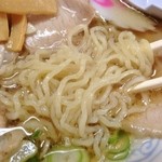 うれっ子 - チャーシューメン麺拡大