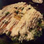 竹とんぼ - 2014.2. スジコンネギ焼き　生地モチっとして美味♪