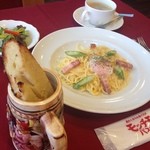 モッチモパスタ - お昼の一番人気！モッチモランチ１２００円！！