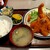お食事処あべ - 料理写真:ミックスフライ定食　ご飯少な目　1050円