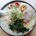 みそ熊 - 背脂味噌(味玉)