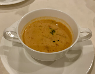 Rasusu An - スープ（トマトと豆乳のスープ）