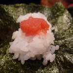 博多 一風堂 - ☆海苔の上にごはん＆明太子を準備して☆