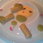 藤井農園の下仁田葱と毛ガニのファルス