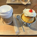 Marunouchi Happ. Stand & Gallery - Happ.自家製プリンとホットコーヒー(M)