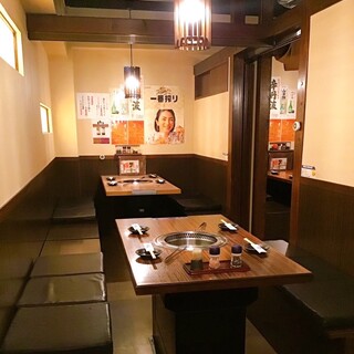 〈完全個室・半個室あり〉ゆったりとした空間