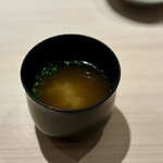 鮨 西崎 - 幸せなお味噌汁に…