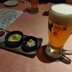 Shita Ni Orei Wo Iwasetai Ran - お通しと生ビール