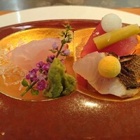 日本料理 京都 華暦 - 御造り盛り合わせ