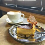 ACTUAL KYOTO - チョコテリーヌ狙いでしたが前日までの提供でした(^_^;)バスクチーズケーキも美味しかったです。